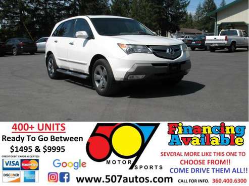 2007 Acura MDX 4WD 4dr Sport/Entertainment Pkg - - by for sale in Roy, WA