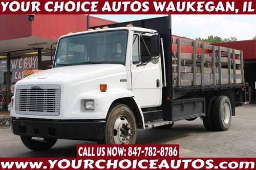 2000 FREIGHTLINER FL60 FLAT BED DIESEL TRUCK DRW GOOD TIRES F56484 -... for sale in WAUKEGAN, IL