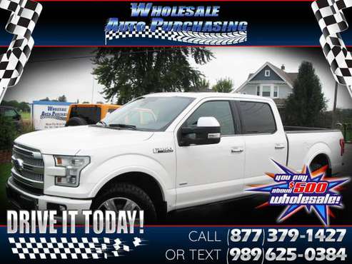 2017 Ford F-150 Platinum SuperCrew 6.5-ft. Bed 4WD for sale in Frankenmuth, MI