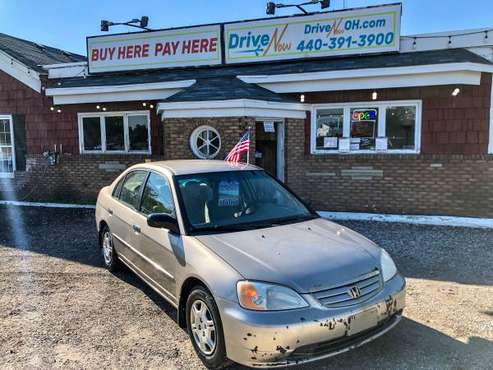 2001 Honda Civic gas saver! - Drive Now $500 Down - cars & trucks -... for sale in Madison , OH