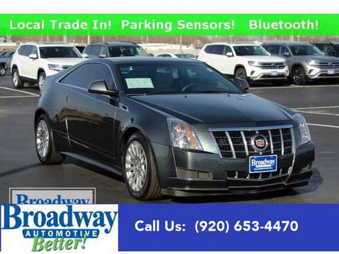 2012 Cadillac CTS coupe Base - Cadillac Thunder Gray - cars & trucks... for sale in Green Bay, WI