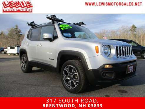 2015 Jeep Renegade 4x4 4WD Limited Heated Leather Back Up Cam SUV for sale in Brentwood, VT