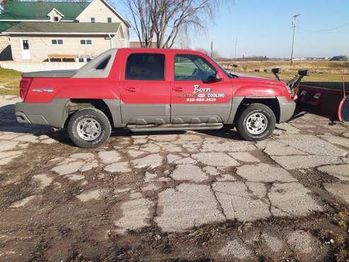 Chevy avalanche 2500 with plow - cars & trucks - by owner - vehicle... for sale in Brillion, WI