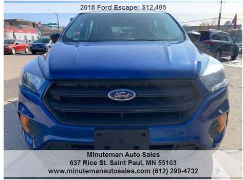 2018 Ford Escape S 4dr SUV 26473 Miles - cars & trucks - by dealer -... for sale in Saint Paul, MN
