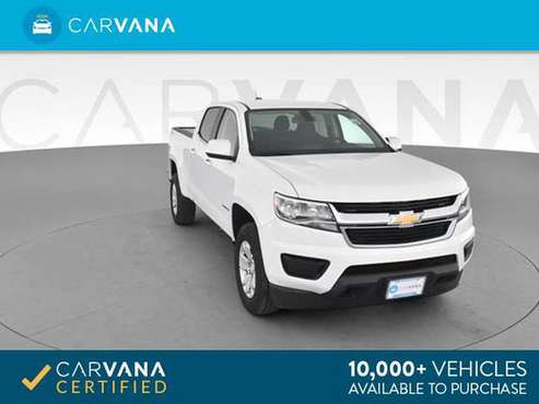 2019 Chevy Chevrolet Colorado Crew Cab LT Pickup 4D 6 ft pickup White for sale in Springfield, MA