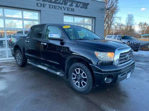 2007 Toyota Tundra Limited CrewMax 4WD Heated Seats Leather BK for sale in Englewood, CO