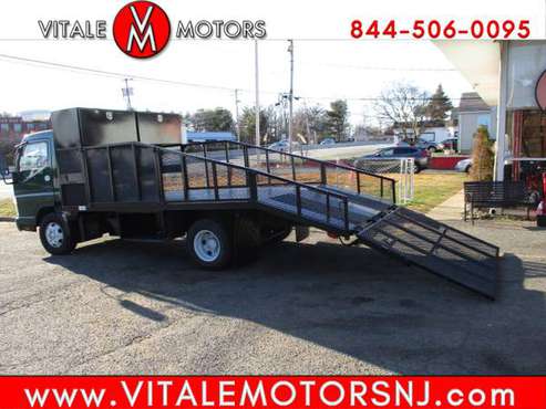 2008 Mitsubishi Fuso FE145 LANDSCAPE TRUCK, DOVE TAIL, DIESEL 70K for sale in south amboy, MA