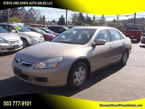 2007 Honda Accord LX 4dr Sedan (2 4L I4 5A) - - by for sale in Happy valley, OR