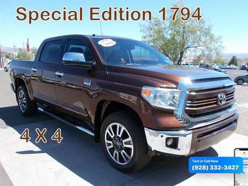 2014 Toyota Tundra 1794 Edition - Call/Text - cars & trucks - by... for sale in Cottonwood, AZ