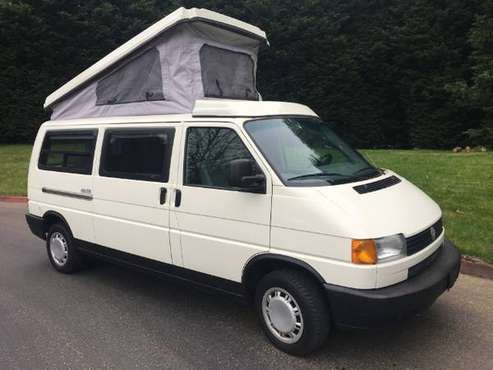 We buy VW Campers Eurovan campers weekenders Vanagon Westfalia for sale in Bend, OR