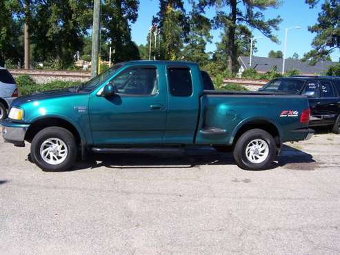 1998 Ford F150 stepside Ext. Cab 4x4 green - cars & trucks - by... for sale in Martinez, GA