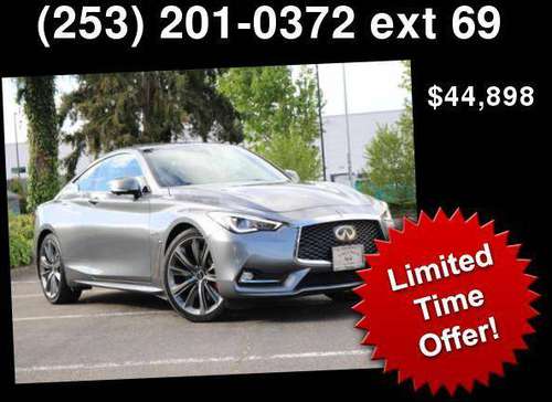 2018 Infiniti Q60 Red Sport 400 - - by dealer for sale in Fife, WA