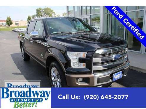 2017 Ford F150 F150 F 150 F-150 truck King Ranch - Ford Shadow Black for sale in Green Bay, WI