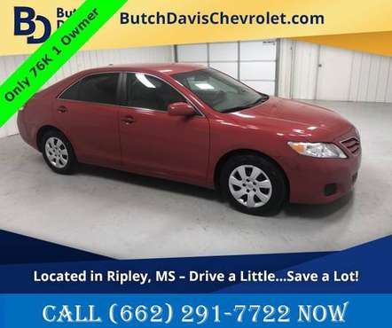 Red 2010 Toyota Camry LE Fuel Efficient 4D Sedan w LOW MILES On Sale for sale in Ripley, MS