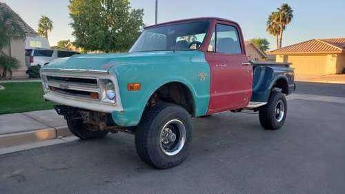 1970 Chevy C-20 Stepside Shortbed 4x4 - cars & trucks - by owner -... for sale in Yuma, AZ