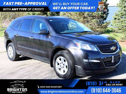 2015 Chevrolet Traverse LS AWD! AWD FOR ONLY 214/mo! - cars & for sale in Brighton, MI