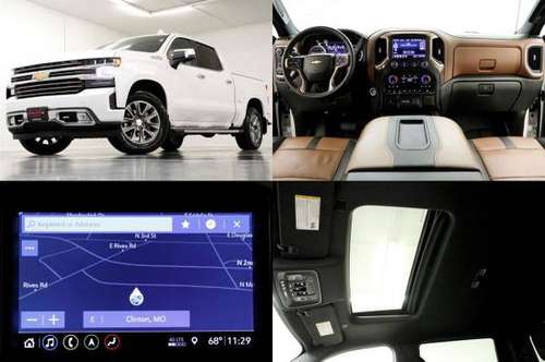 HEATED COOLED LEATHER! 2019 Chevy SILVERADO 1500 HIGH COUNTRY 4WD for sale in Clinton, AR