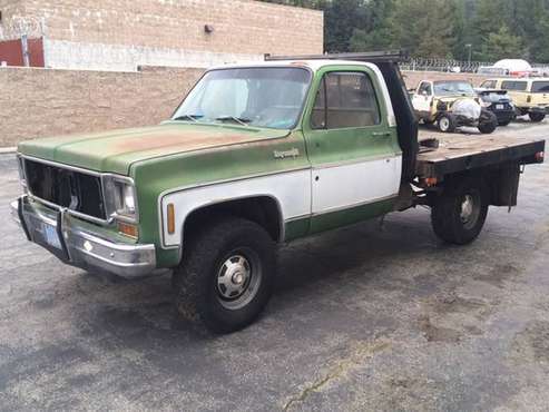 1974 GMC Chevy 3/4 K20 4x4 350 4spd manual PROJECT trucks for sale in Scotts Valley, CA