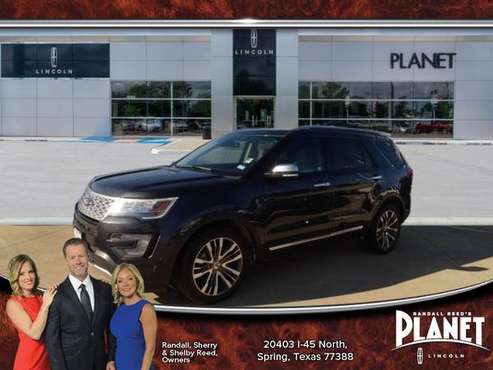 2017 Ford Explorer Platinum 4WD - cars & trucks - by dealer -... for sale in Spring, TX