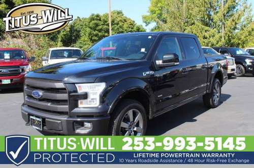 ✅✅ 2015 Ford F-150 4WD SuperCrew 145 Lariat Crew Cab Pickup for sale in Tacoma, WA