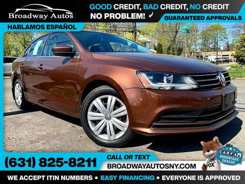 2017 Volkswagen Jetta 1 4T 1 4 T 1 4-T S Auto FOR ONLY 249/mo! for sale in Amityville, NY