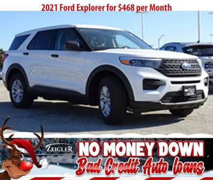 $468/mo 2021 Ford Explorer Bad Credit & No Money Down OK - cars &... for sale in Evanston, IL