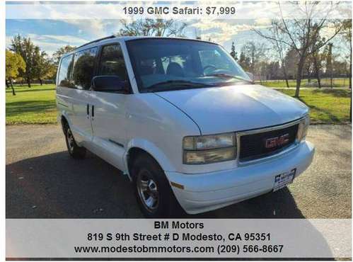 1999 GMC Safari AWD 3dr Extended Mini Van ** ONE OWNER** - cars &... for sale in Modesto, CA