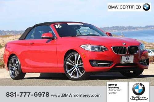 2016 BMW 228i 2dr Conv RWD for sale in Seaside, CA