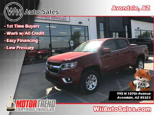 !P5831- 2017 Chevrolet Colorado LT We work with ALL CREDIT! 17 chevy... for sale in Cashion, AZ
