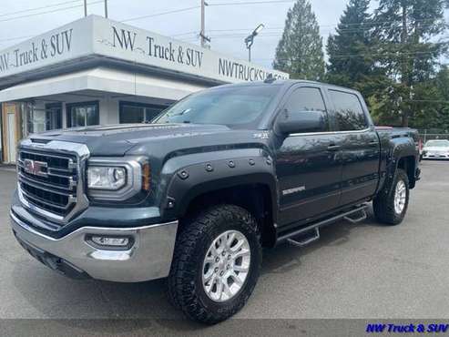 2018 GMC Sierra 1500 4X4 SLE 4dr Crew Cab 5 8 ft SB Clean Carfax for sale in Milwaukee, OR