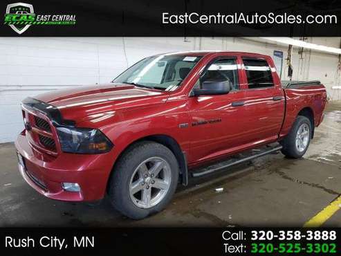 2012 RAM 1500 4WD Crew Cab 140.5 Express - cars & trucks - by dealer... for sale in Rush City, MN
