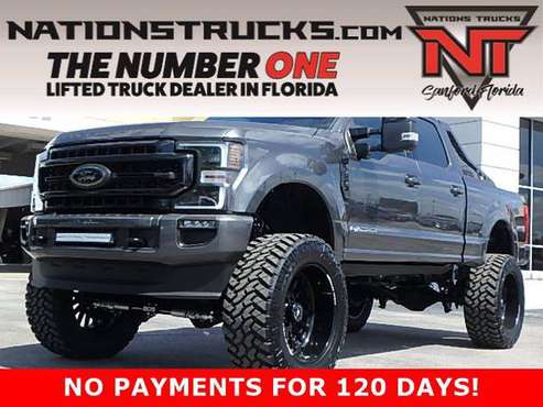 2020 FORD F250 LARIAT FX4 Crew Cab POWERSTROKE DIESEL 4X4 LIFTED for sale in Sanford, FL