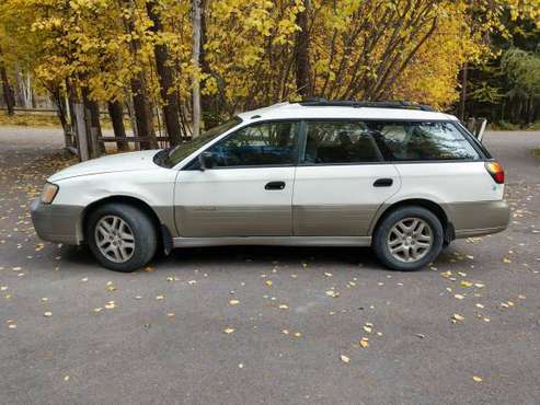 2000 Subaru Outback AWD wagon, runs great, 180k miles, 4x4 for sale in Somers, MT
