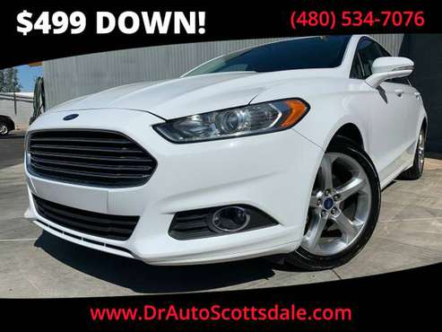2015 *Ford* *Fusion* *4dr Sedan SE FWD* White - cars & trucks - by... for sale in Scottsdale, AZ