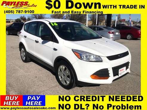 2016 FORD ESCAPE*No Credit Needed* No Driver License? No Problem -... for sale in WARR ACRES, OK