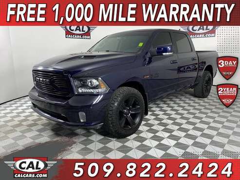 2018 Ram 1500 4WD Dodge Crew cab Sport Many Used Cars! Trucks! for sale in Airway Heights, WA