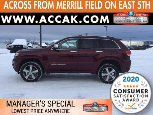 2016 Jeep Grand Cherokee Overland CALL James--Get Pre-Approved 5 Min... for sale in Anchorage, AK