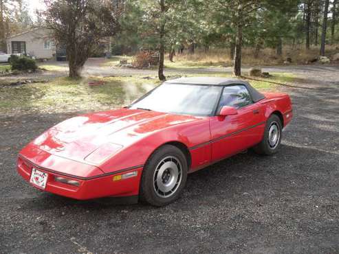 Corvette Convertible 1986 - cars & trucks - by owner - vehicle... for sale in Chattaroy, WA