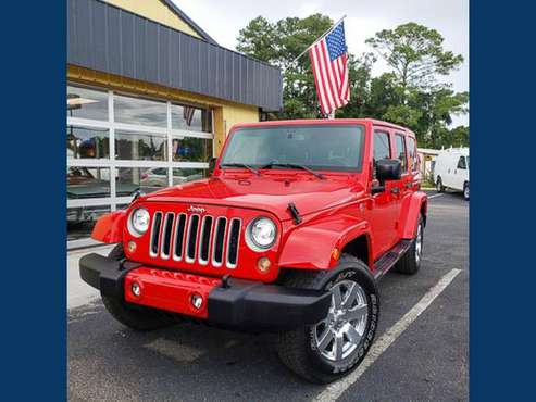2017 JEEP WRANGLER UTILITY 4D UNLIMITED SAHARA 4WD 3.6L V6 - cars &... for sale in Little River, NC