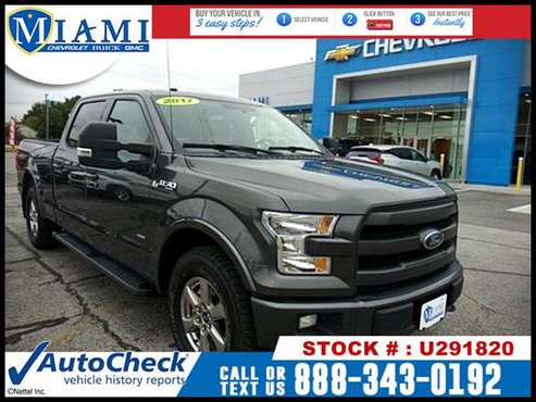 2017 Ford F-150 XLT 4WD TRUCK -EZ FINANCING -LOW DOWN! - cars &... for sale in Miami, MO
