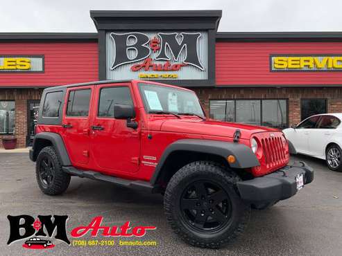 2010 Jeep Wrangler Unlimited Sport 4WD - Low miles! Clean! - cars & for sale in Oak Forest, IL