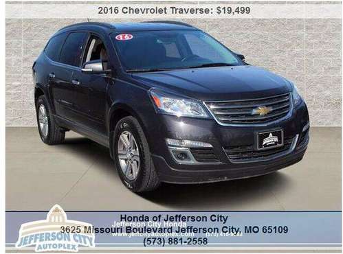 2016 Chevrolet Traverse LT AWD - cars & trucks - by dealer - vehicle... for sale in Jefferson City, MO
