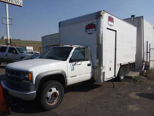 Price reduced! 14' Box Truck Man Door and Lift Gate - cars & trucks... for sale in Colorado Springs, CO