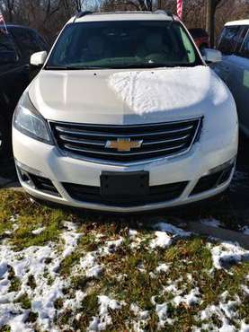 2013 Chevy Traverse AWD white with 146 k miles - cars & trucks - by... for sale in Utica, MI