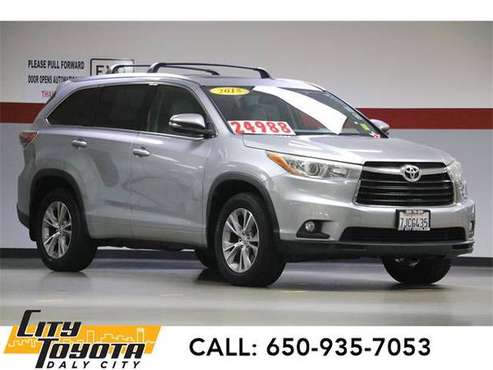 2015 Toyota Highlander XLE V6 - SUV - cars & trucks - by dealer -... for sale in Daly City, CA