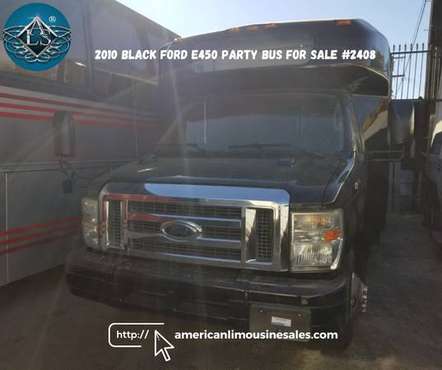 2010 BLACK FORD E450 PARTY BUS FOR SALE 2408 - - by for sale in Boston, MA