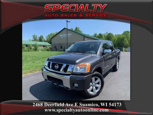 2010 Nissan Titan! 4WD! One Owner! Rust Free! Htd Lthr! Premium Sound! for sale in Suamico, WI