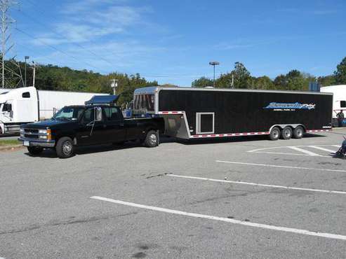 Chevrolet Dually/Race Trailer Combo - cars & trucks - by owner -... for sale in Averill Park, NY
