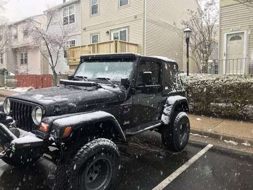 Black 98 lifted 4 0L Sport TJ for sale in Sterling, District Of Columbia