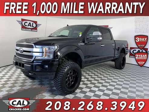 2018 Ford F-150 4WD F150 Crew cab Platinum Many Used Cars! Trucks! for sale in Coeur d'Alene, WA